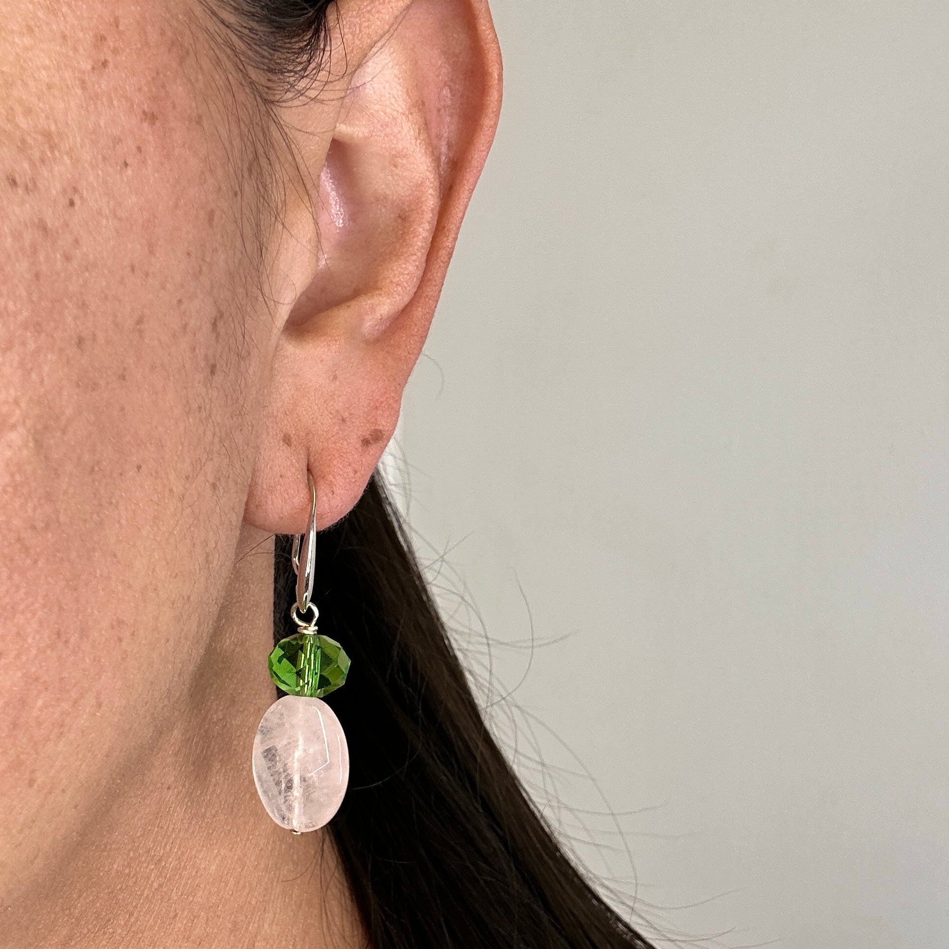 Sea Rim Pink Earring