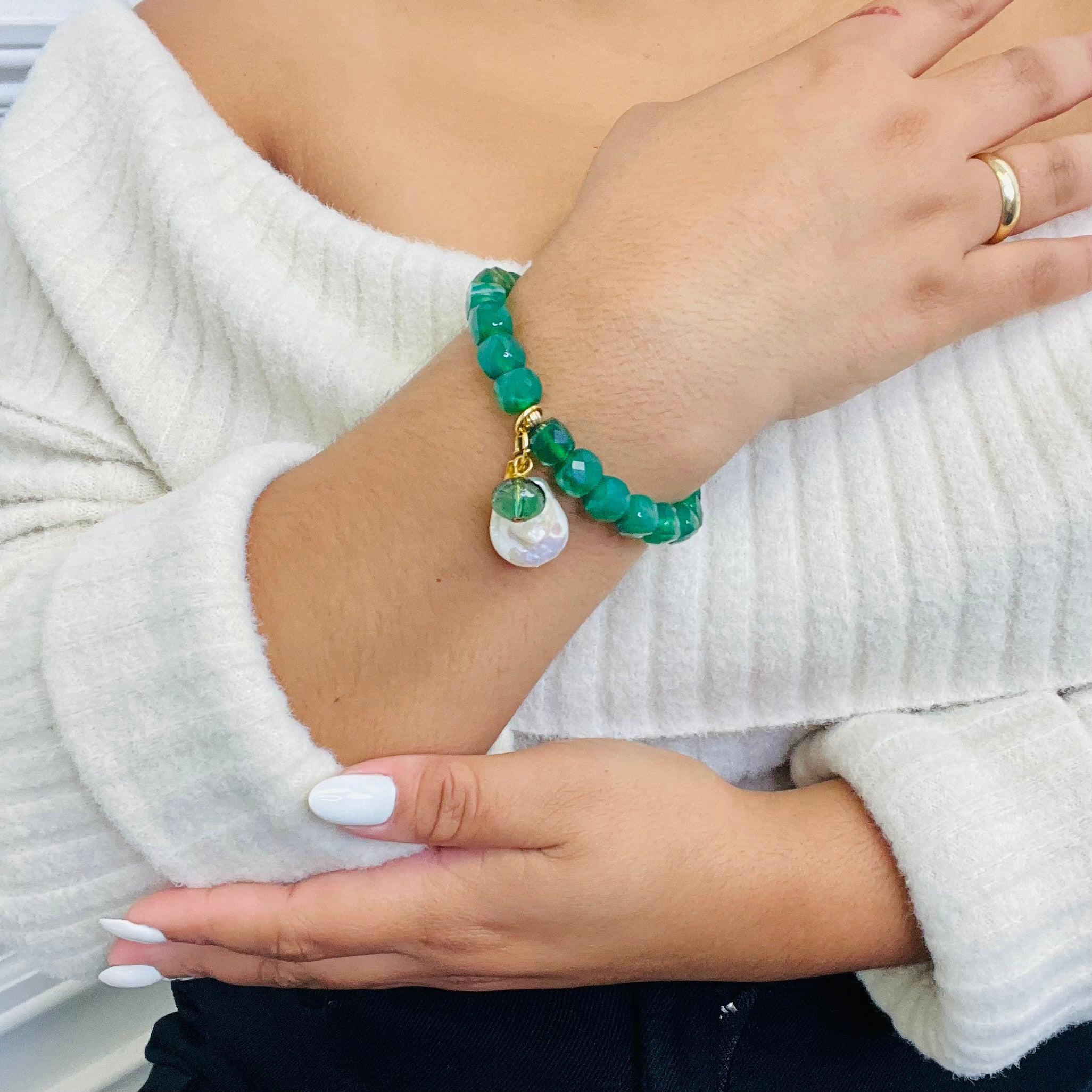 Green Streak Bracelet