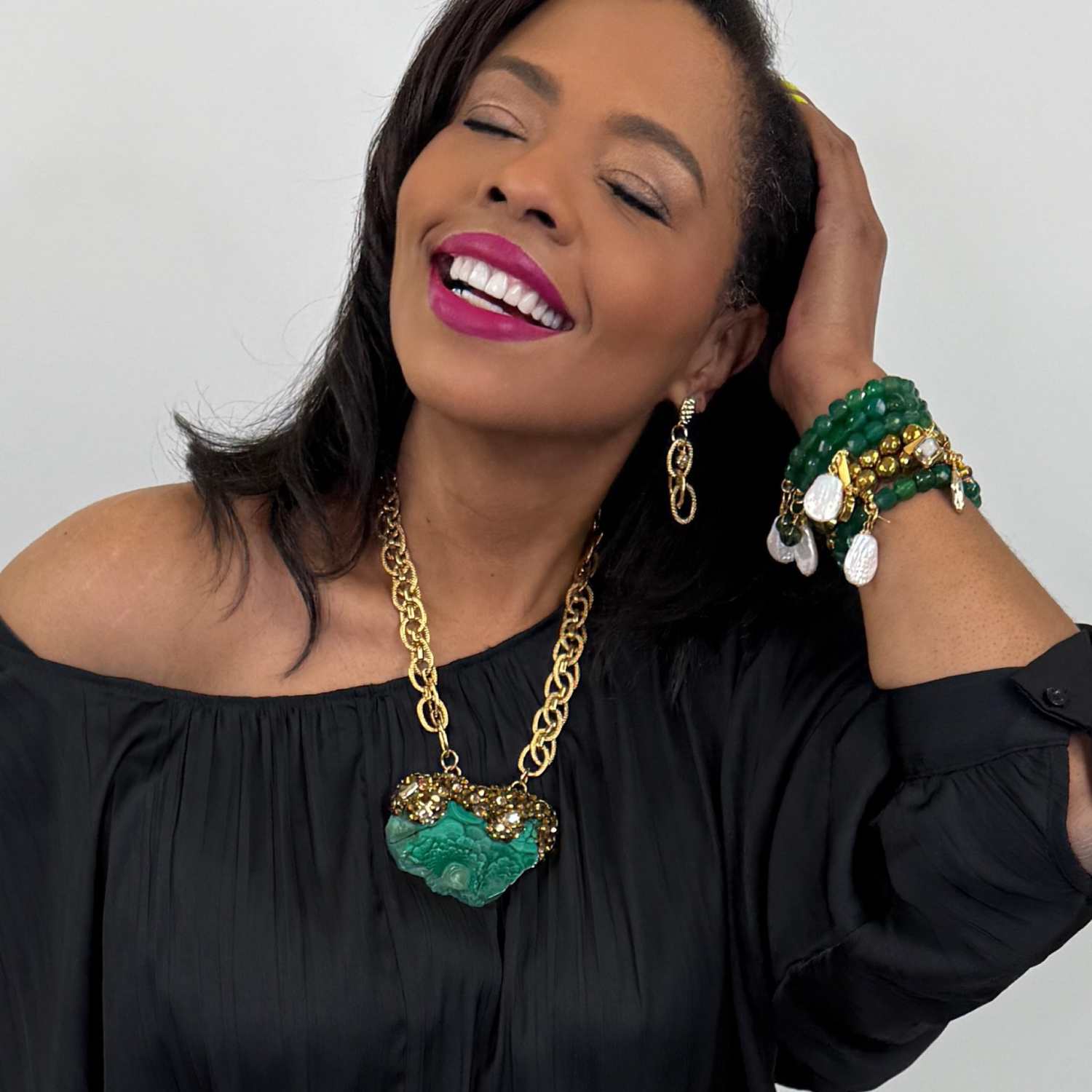 Green Mally Necklace