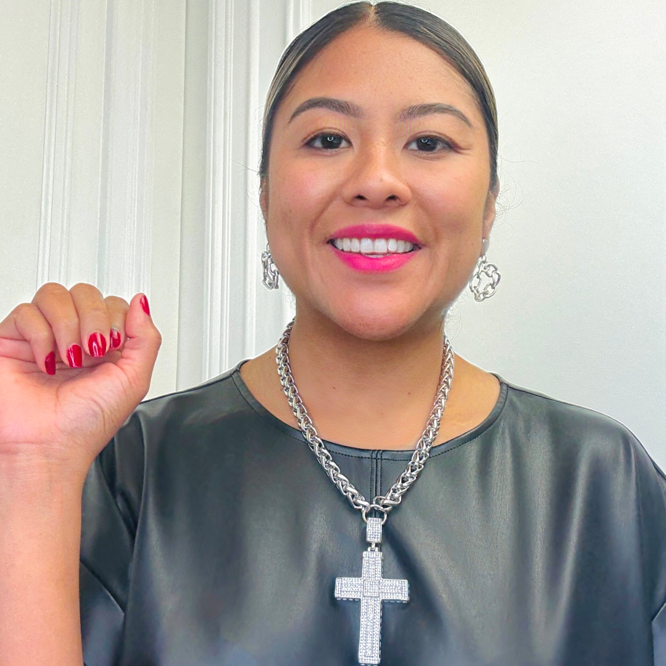 Cross Edgy Necklace