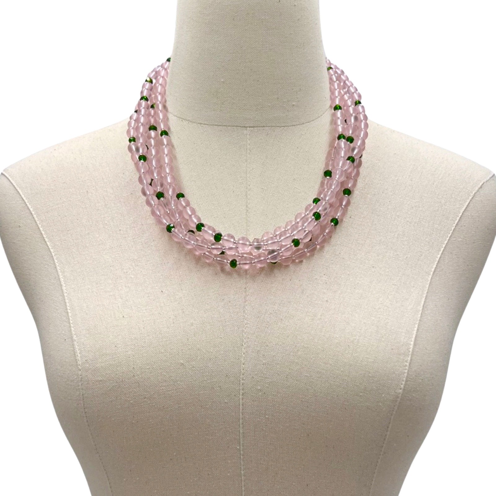 AKA Pink Perfect Forest Necklace AKA Necklaces Cerese D, Inc. Silver
