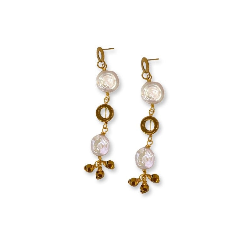 Fresh Gold Rod Earring