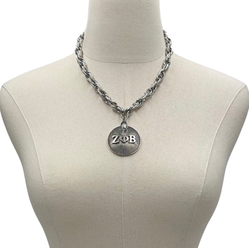 Zeta Classic Rope Necklace Zeta Necklace Cerese D, Inc. Radiant