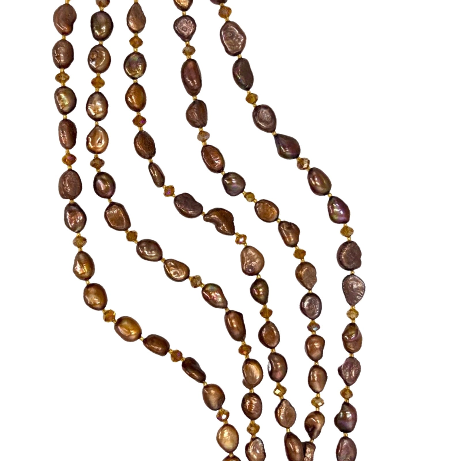 Bronze Eno Necklace Necklaces Cerese D, Inc.