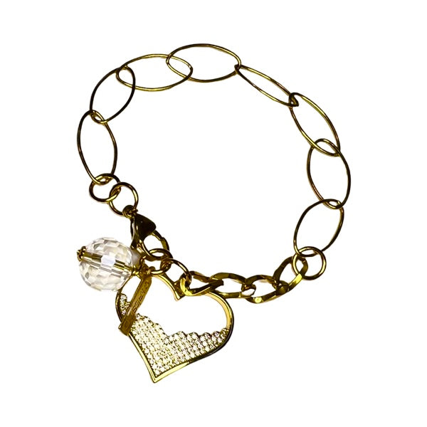 Labor Chain My Heart Bracelet Bracelets Cerese D, Inc.