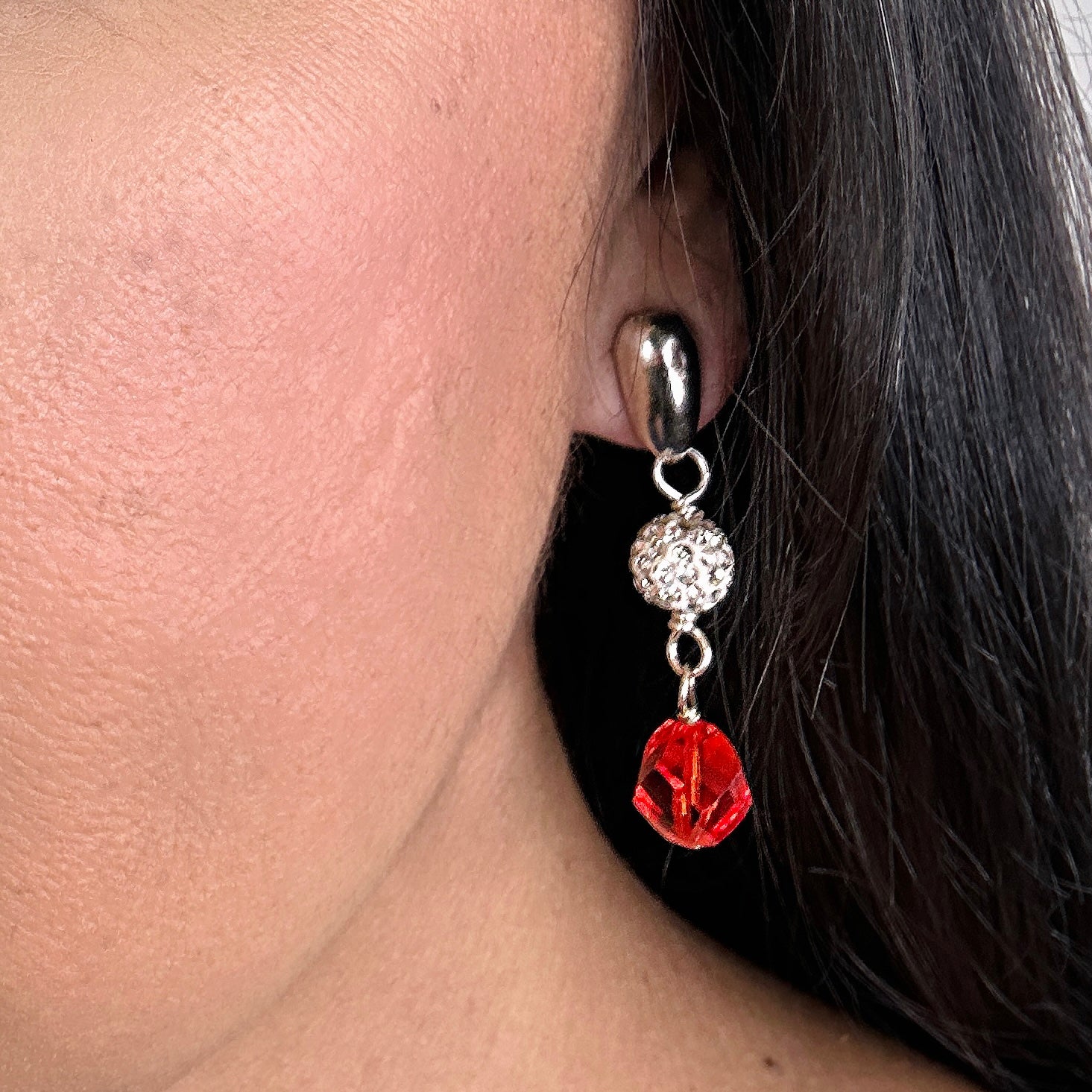 Red Light Billie Earring