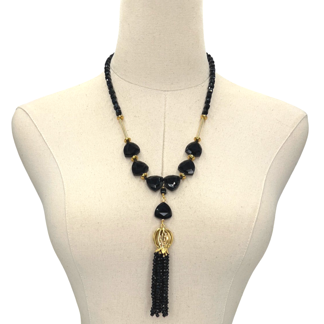 Machine Bit Black Necklace OOAK Cerese D, Inc.