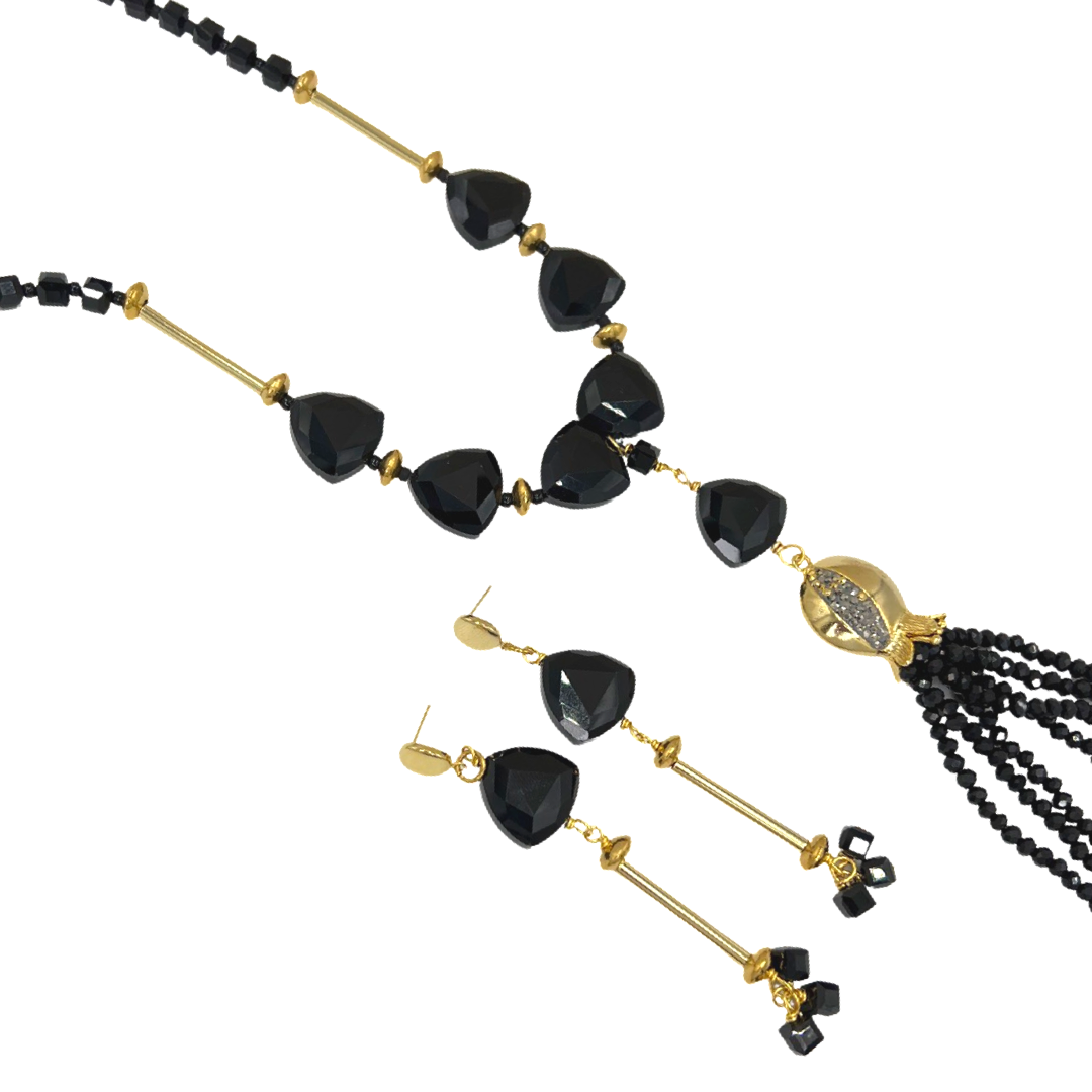 Machine Bit Black Necklace OOAK Cerese D, Inc.