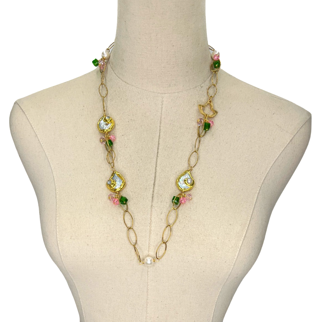 AKA Willowy Necklace AKA Necklaces Cerese D, Inc. Gold