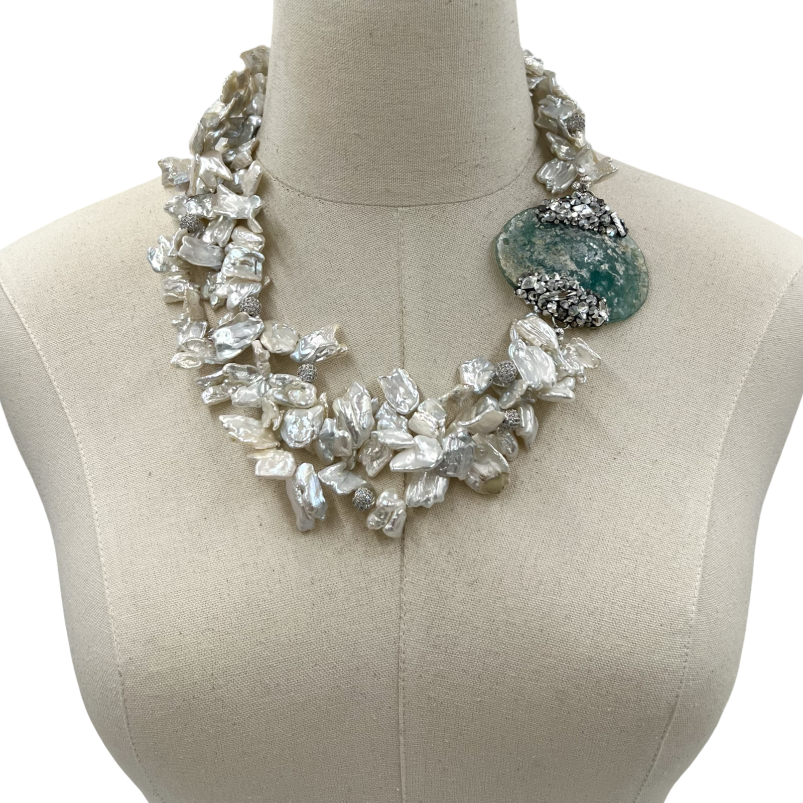 Blue Sun Roman Necklace