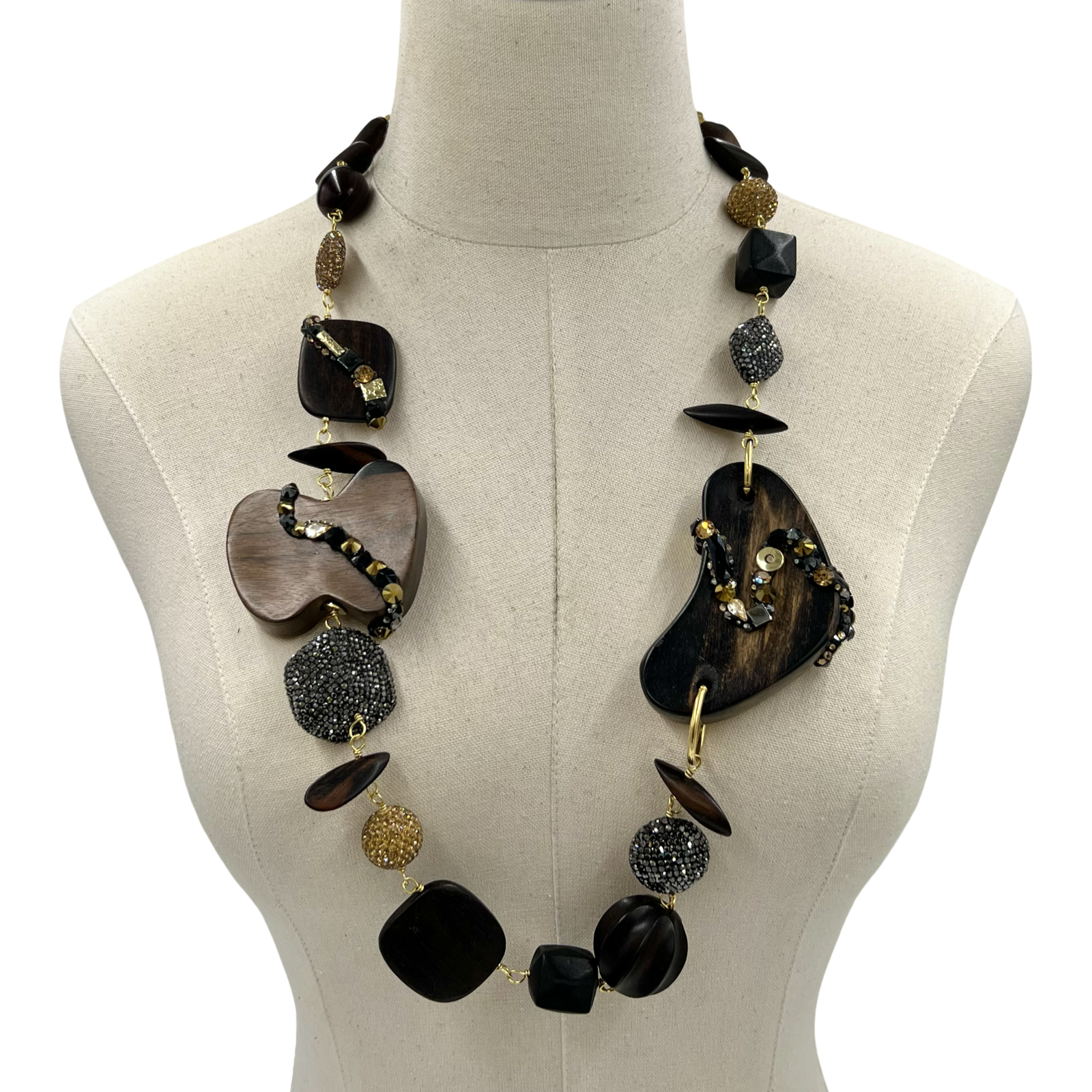 Wood Bank Necklace