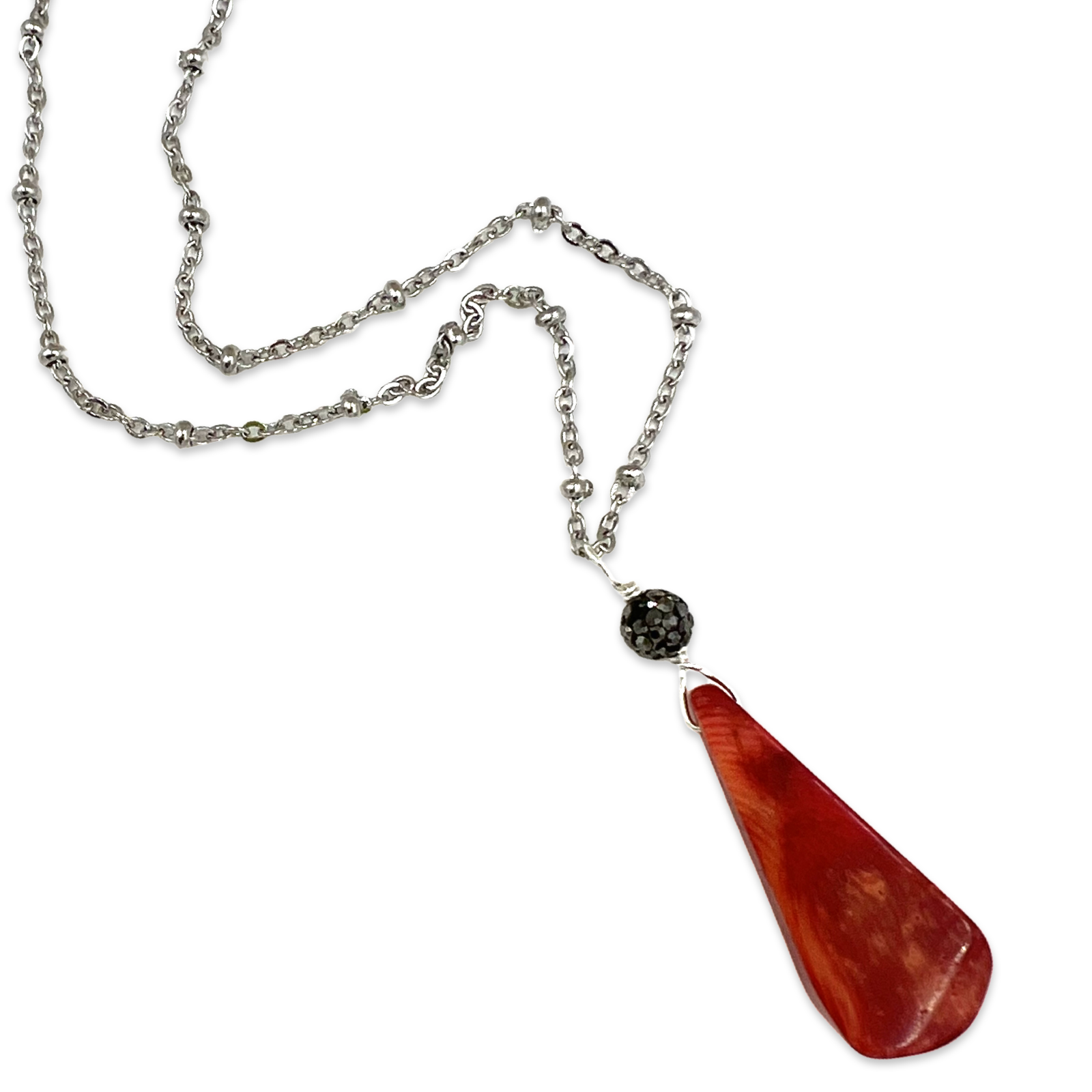 Spinel Spark Necklace