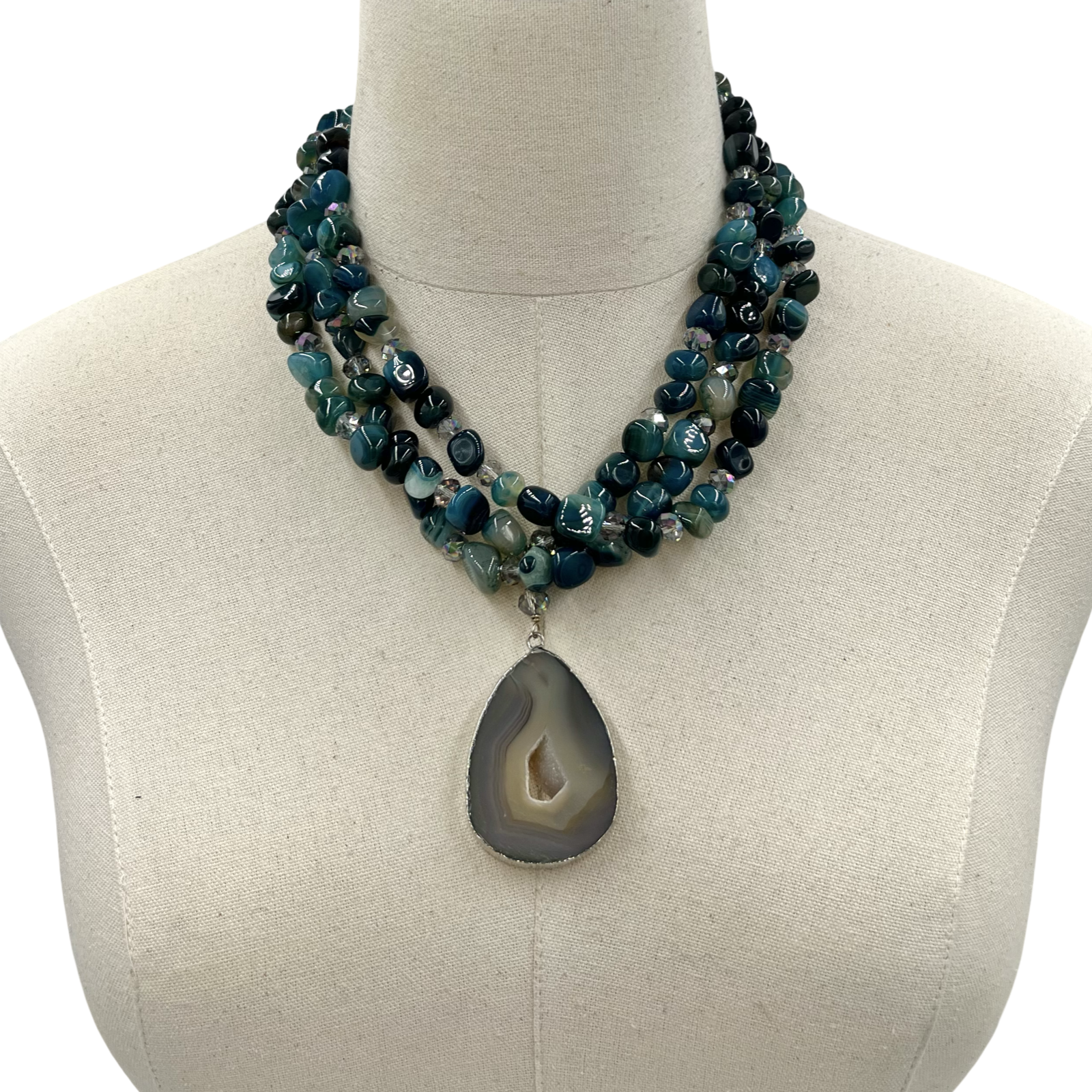 Navy Turq Necklace