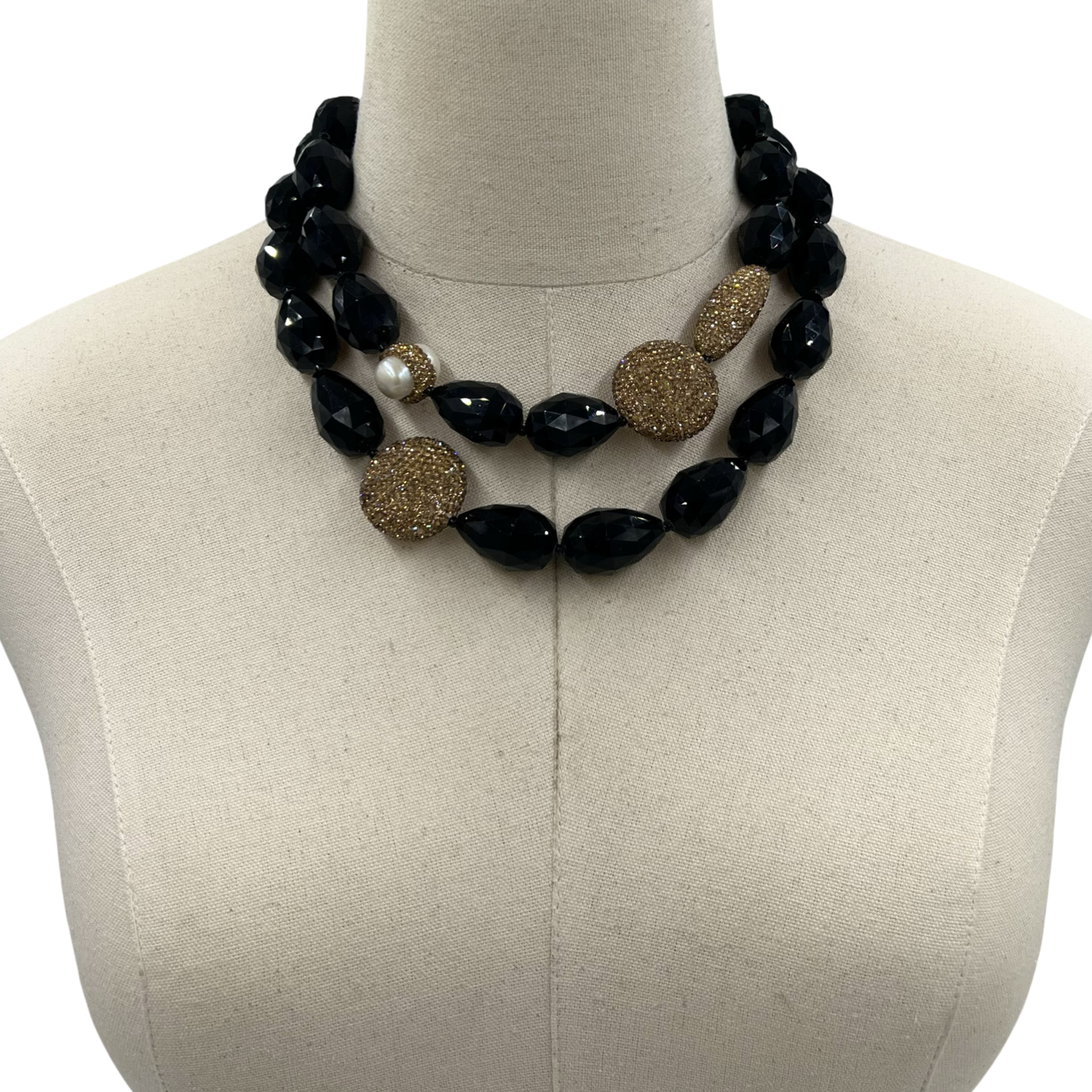 Clarion Black Necklace