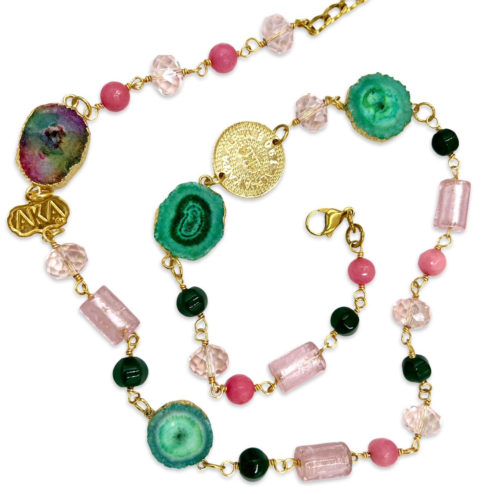 AKA Tie Die Necklace
