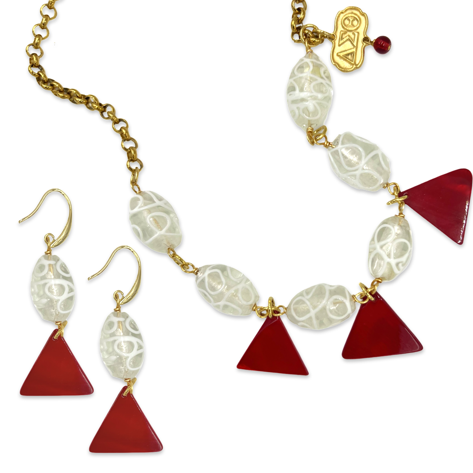 Delta Sizzling Scarlet Necklace