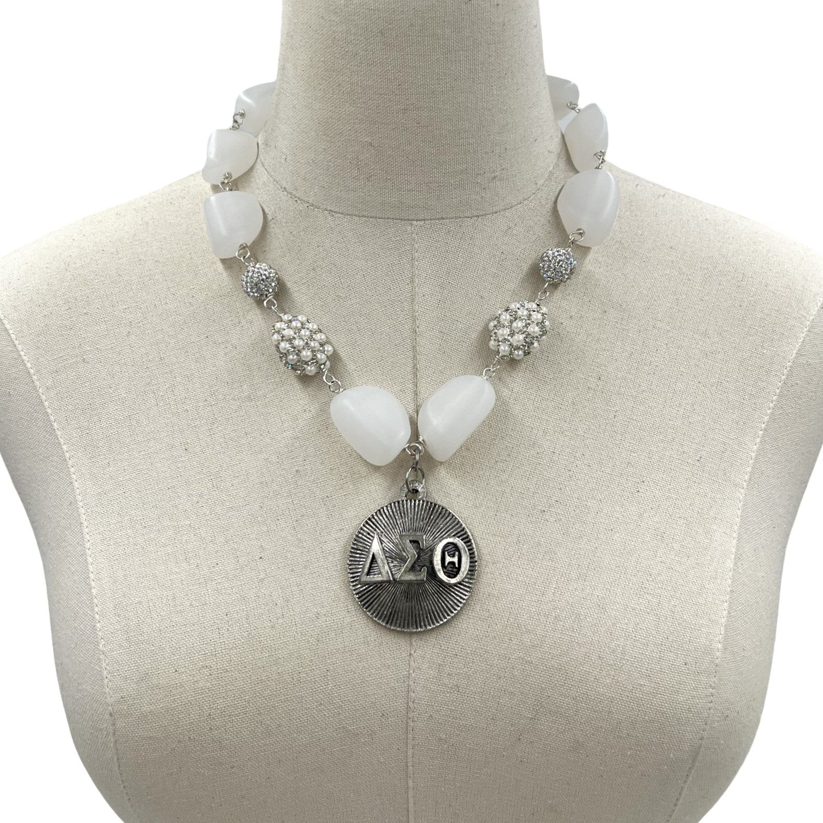 Delta Puff Necklace
