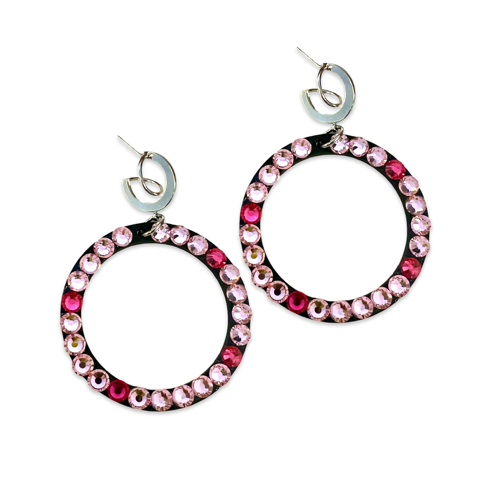 Flash Pink Ring Earring