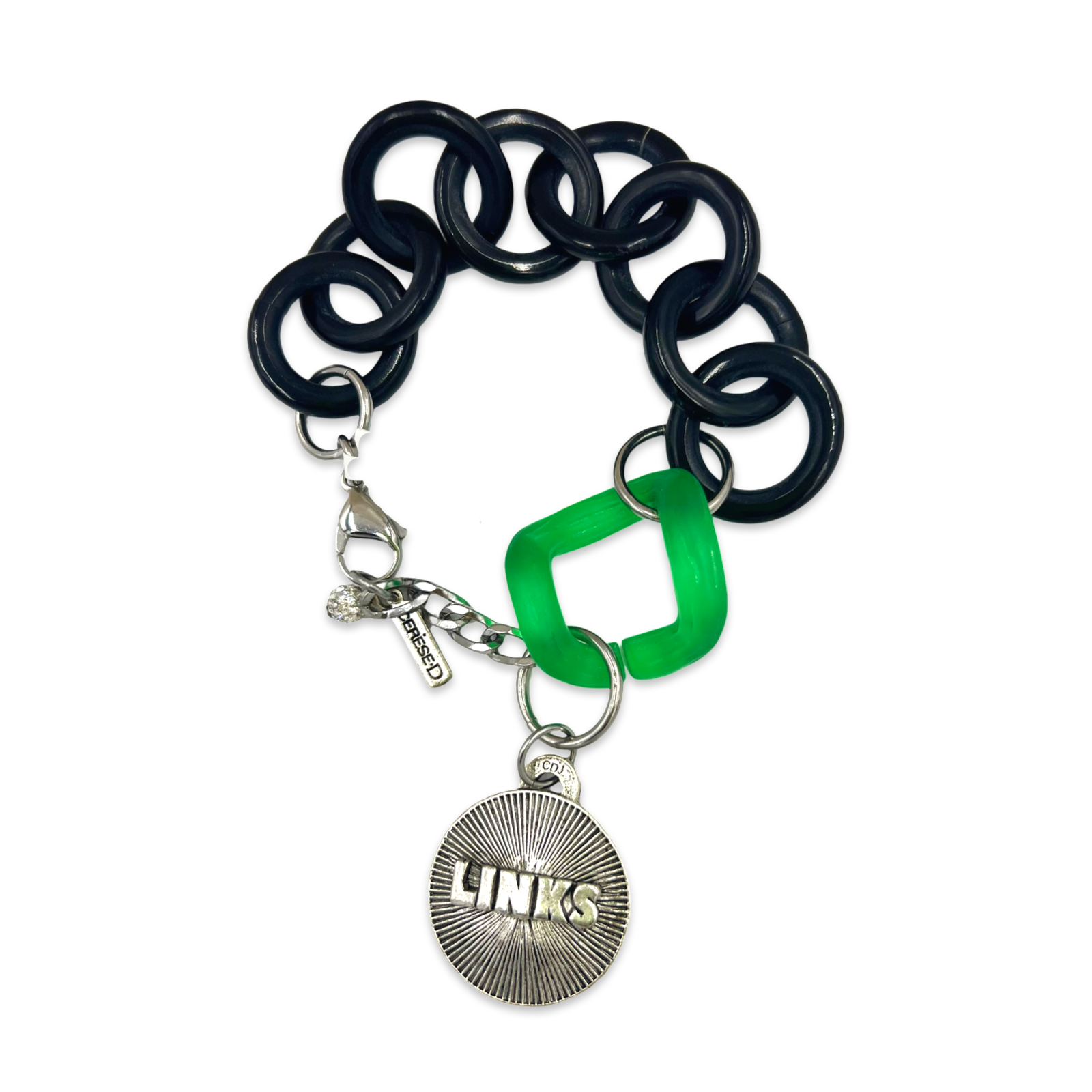 Links Black Greens Bracelet