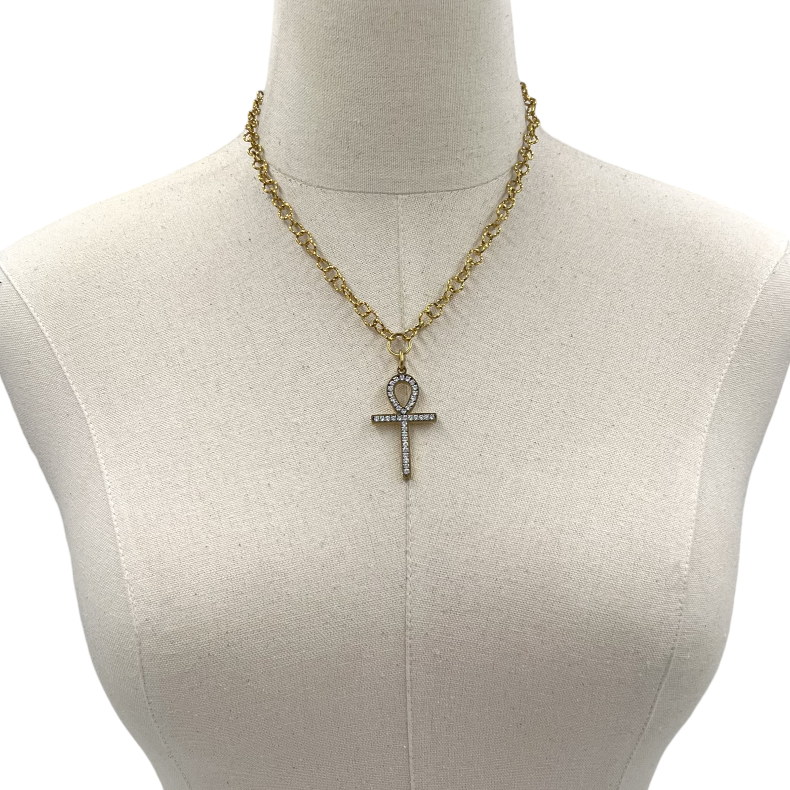 Gable Cross Necklace