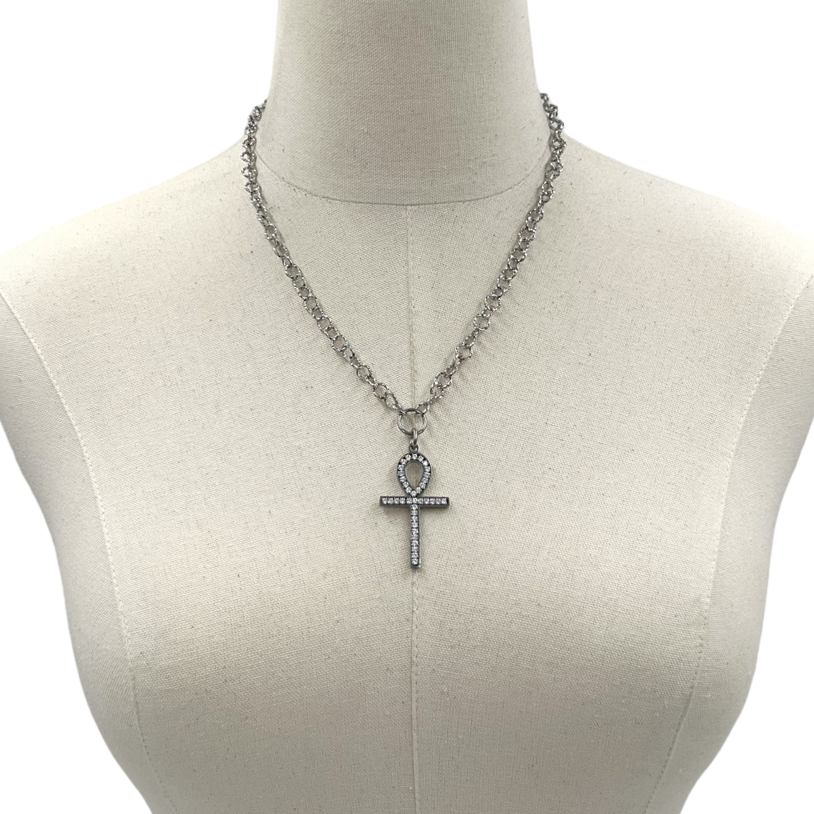 Gable Cross Necklace