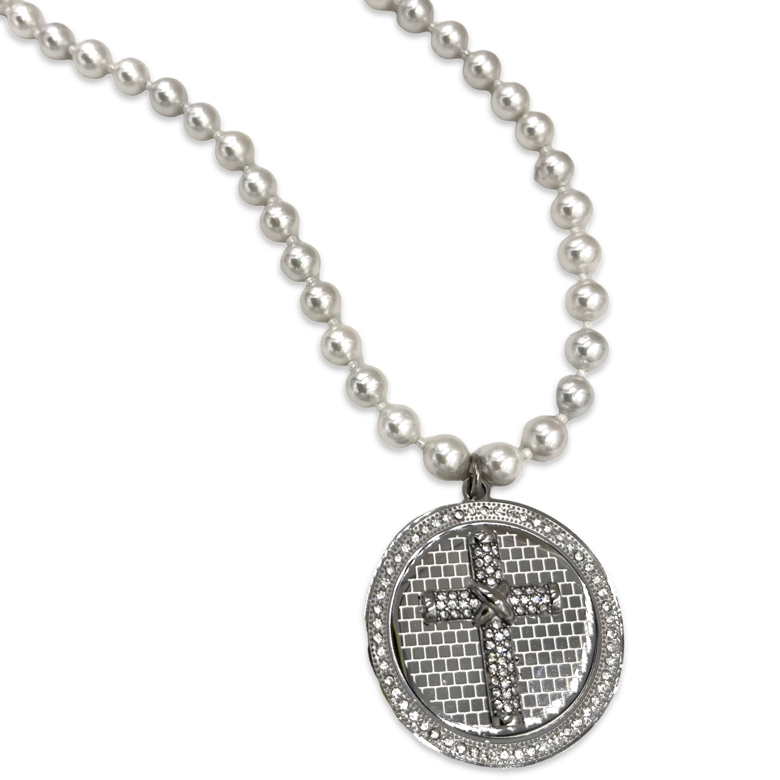 Cross Bling Style Necklace