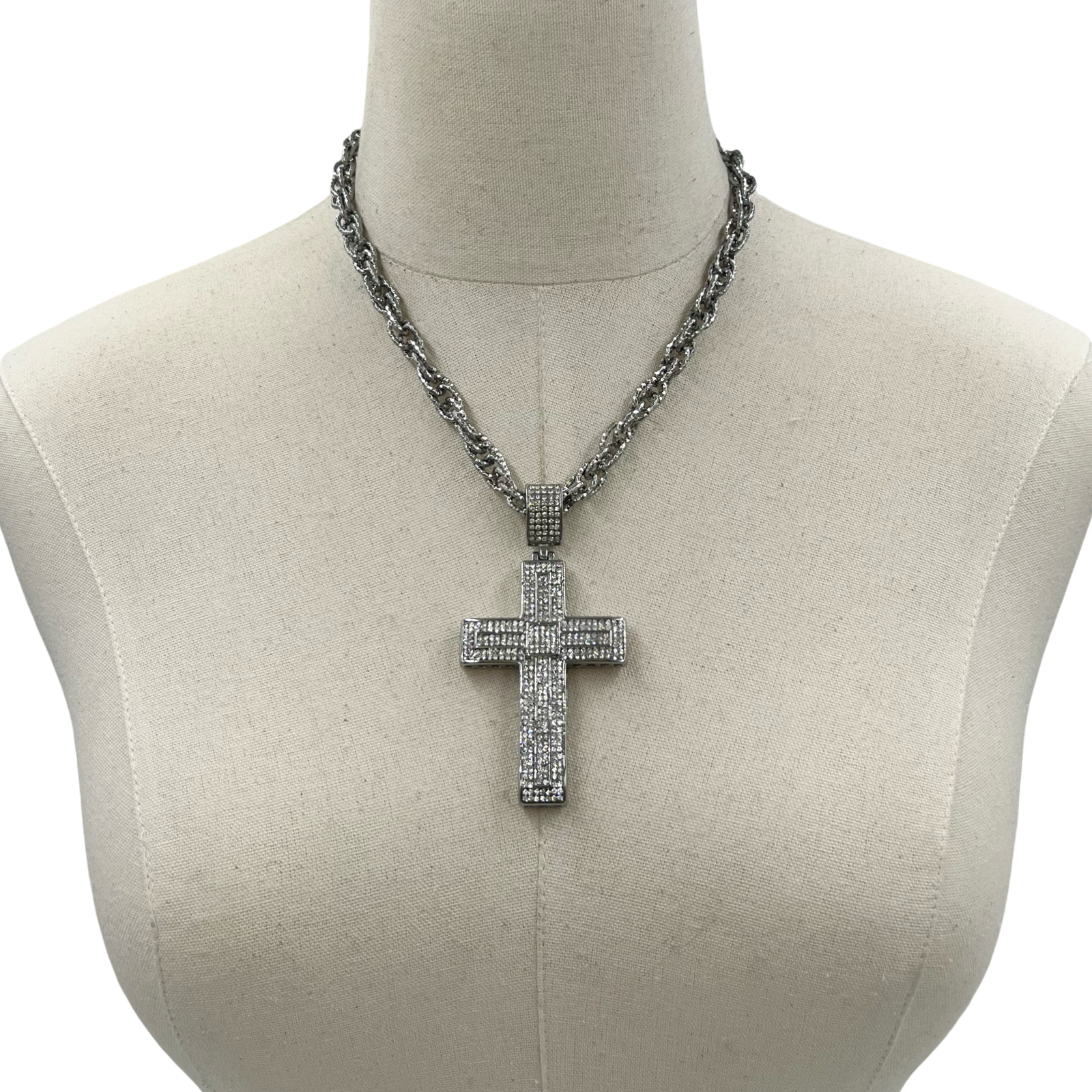 Cross Fearless Necklace