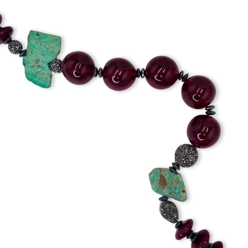 Ocean Tea Styling Necklace OOAK Cerese D, Inc.