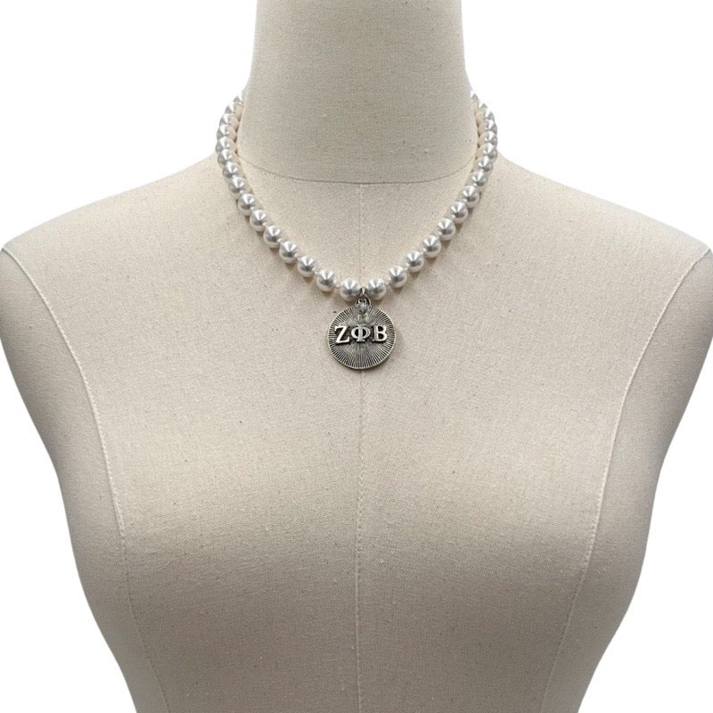 Zeta Classic Pearl 10 Necklace Zeta Necklace Cerese D Jewelry