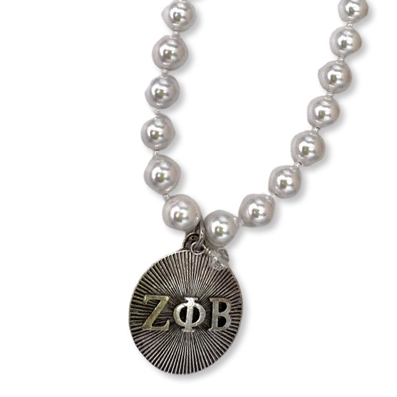 Zeta Classic Pearl 10 Necklace Zeta Necklace Cerese D Jewelry Radiant