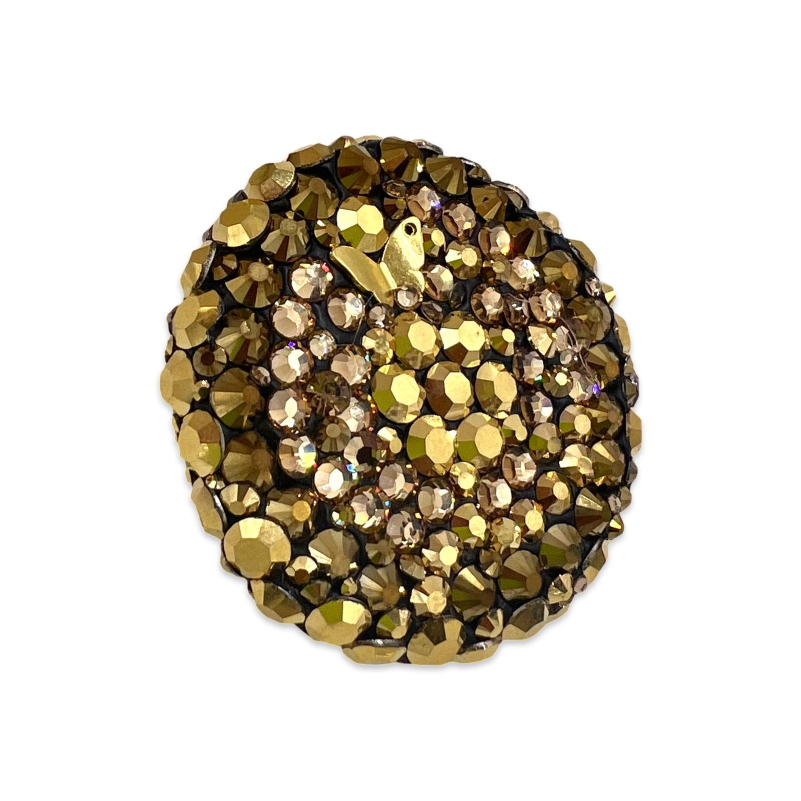Golden Butter Pin Brooch