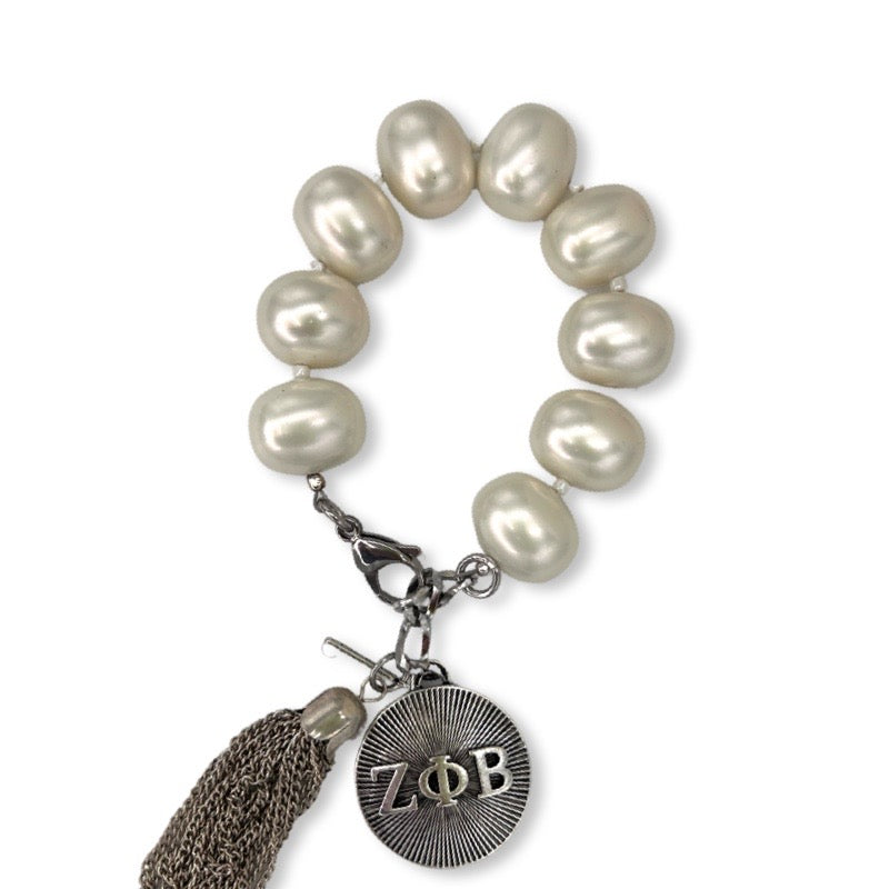 Zeta Classic Pearl Bracelet Zeta Bracelet Cerese D Jewelry Radiant