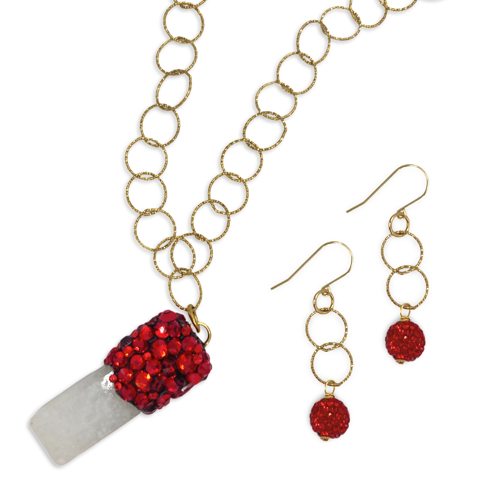 Red Love Crystal Necklace