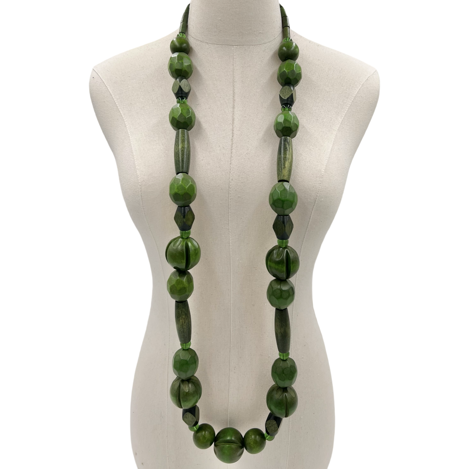 Green Staple Necklace