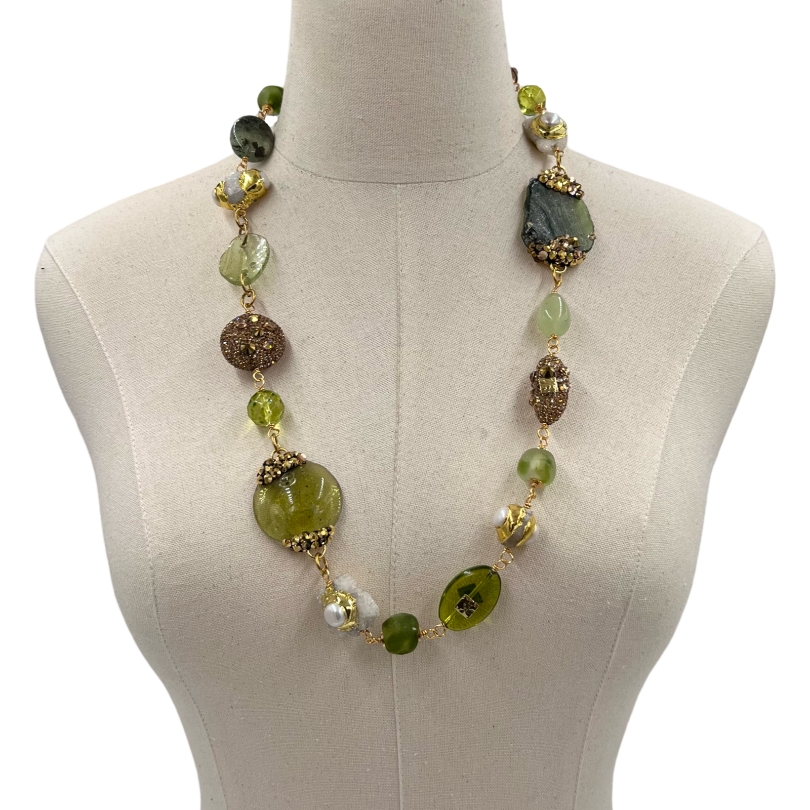 Honest Green Necklace