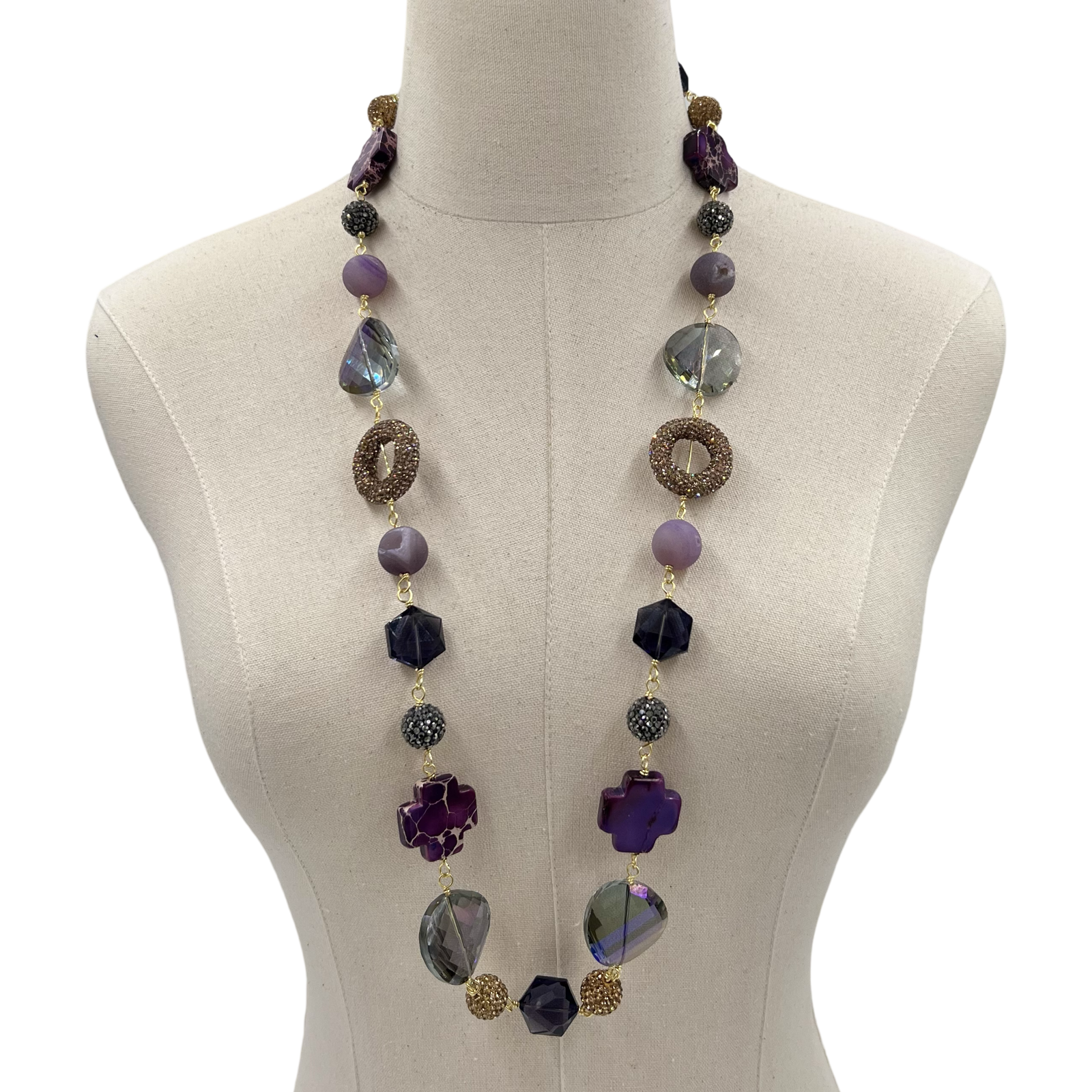 Purple Boss Necklace