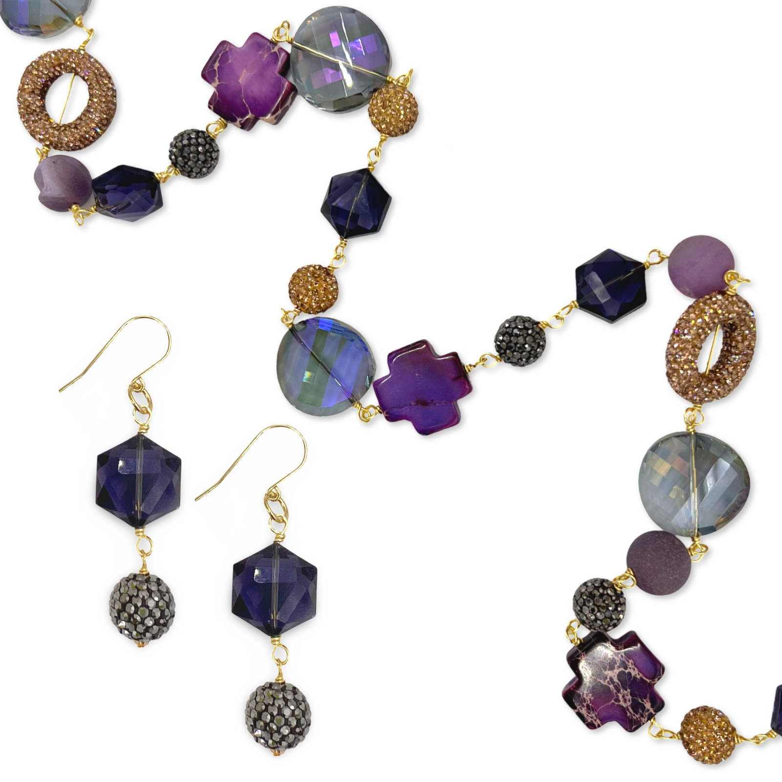 Purple Boss Necklace