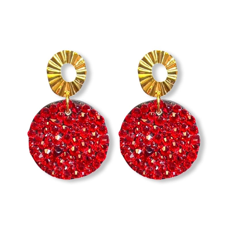 Flash Red Pop Earring