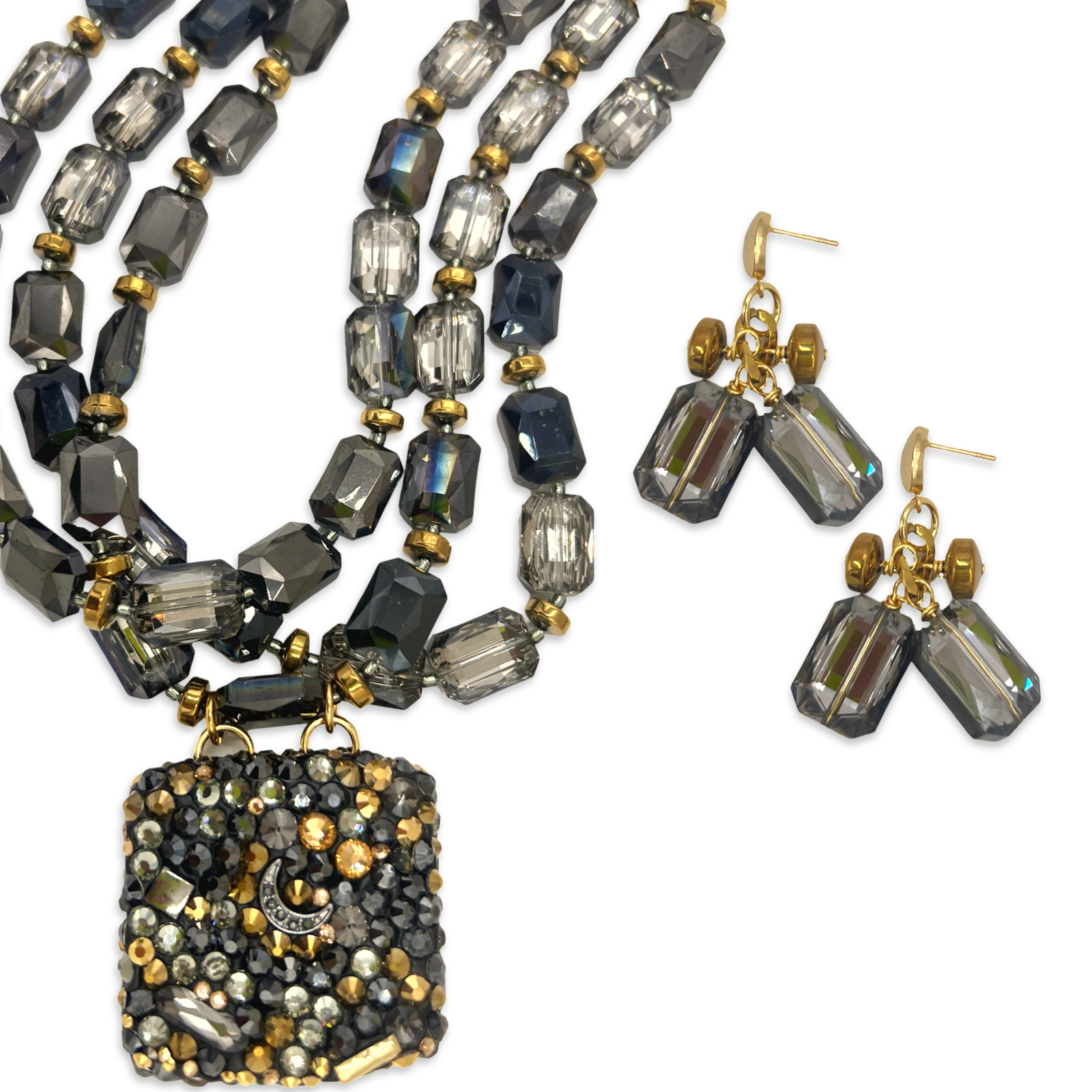 Black Star Light Necklace