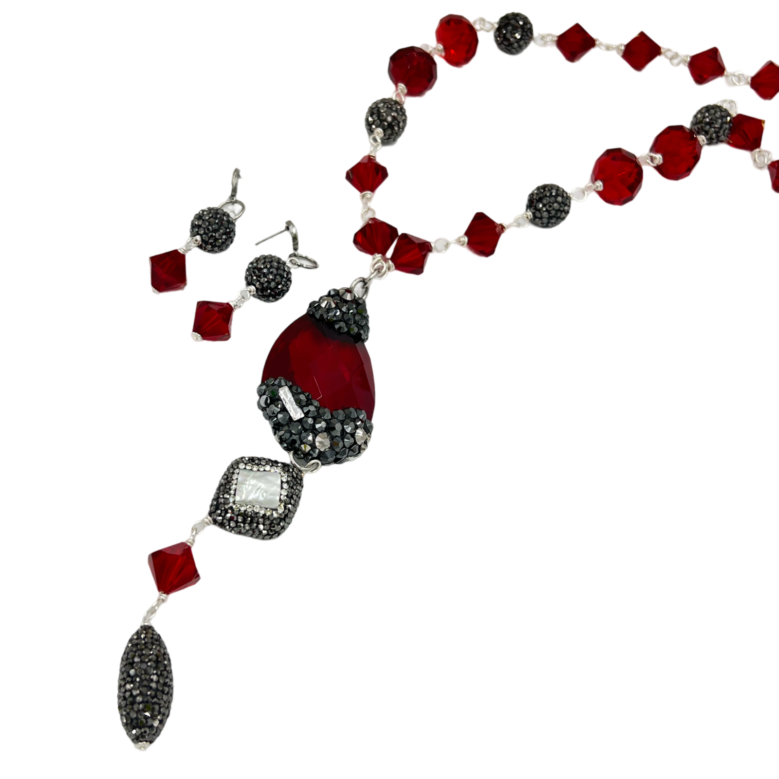 Firebrick Blush Necklace