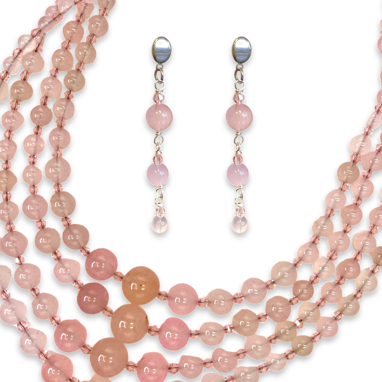 Pink After Night Necklace