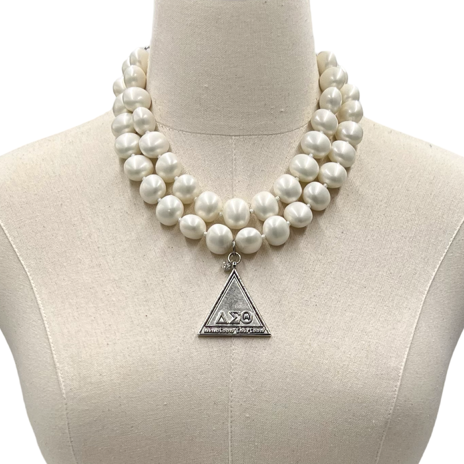 Delta Classic Pearl Double Necklace