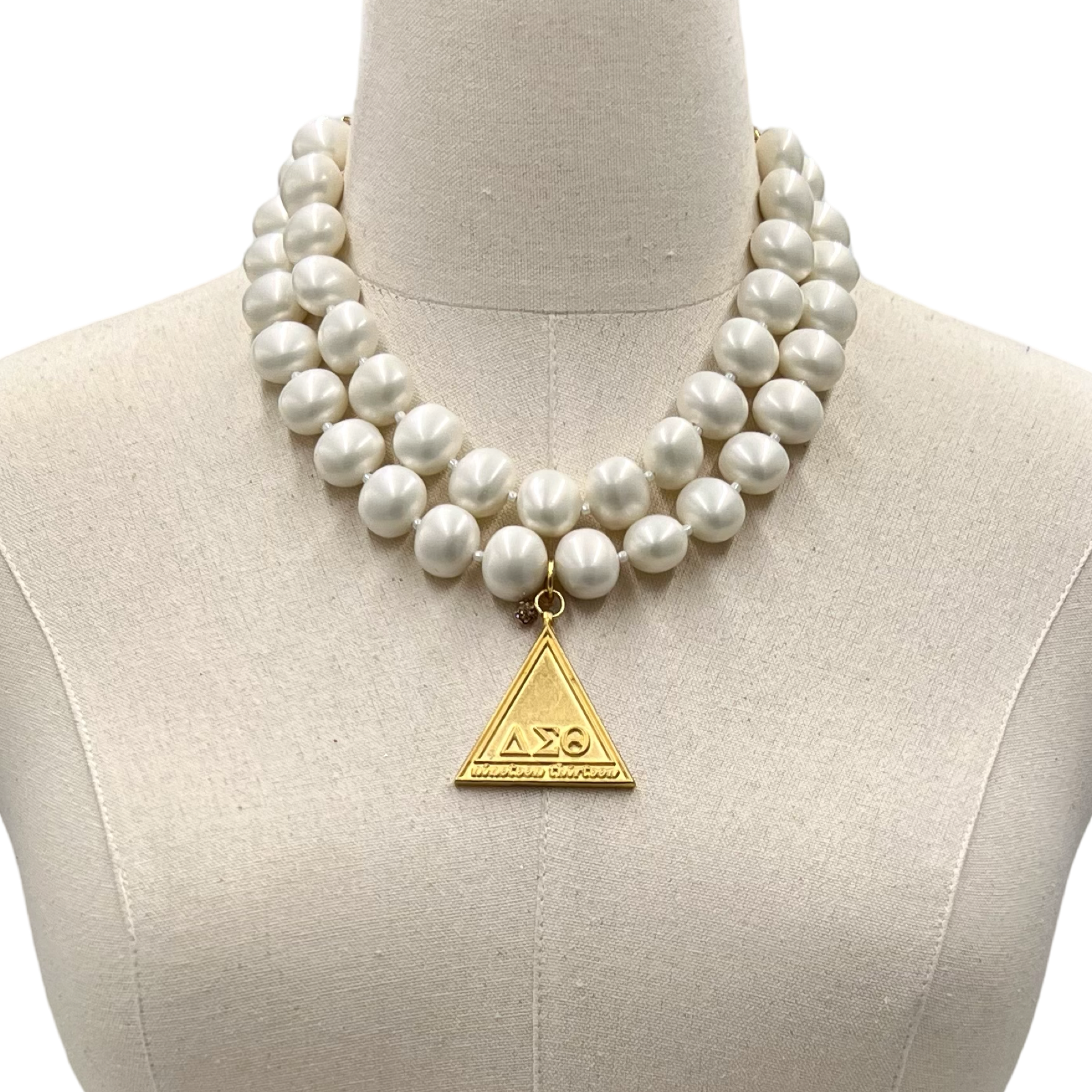 Delta Classic Pearl Double Necklace