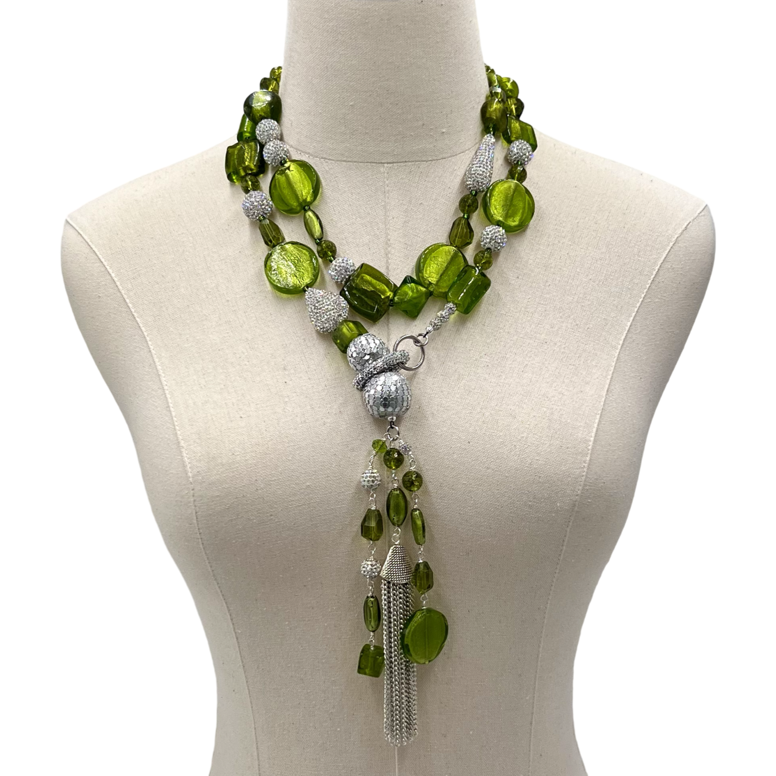 Green Apple Hornet Necklace