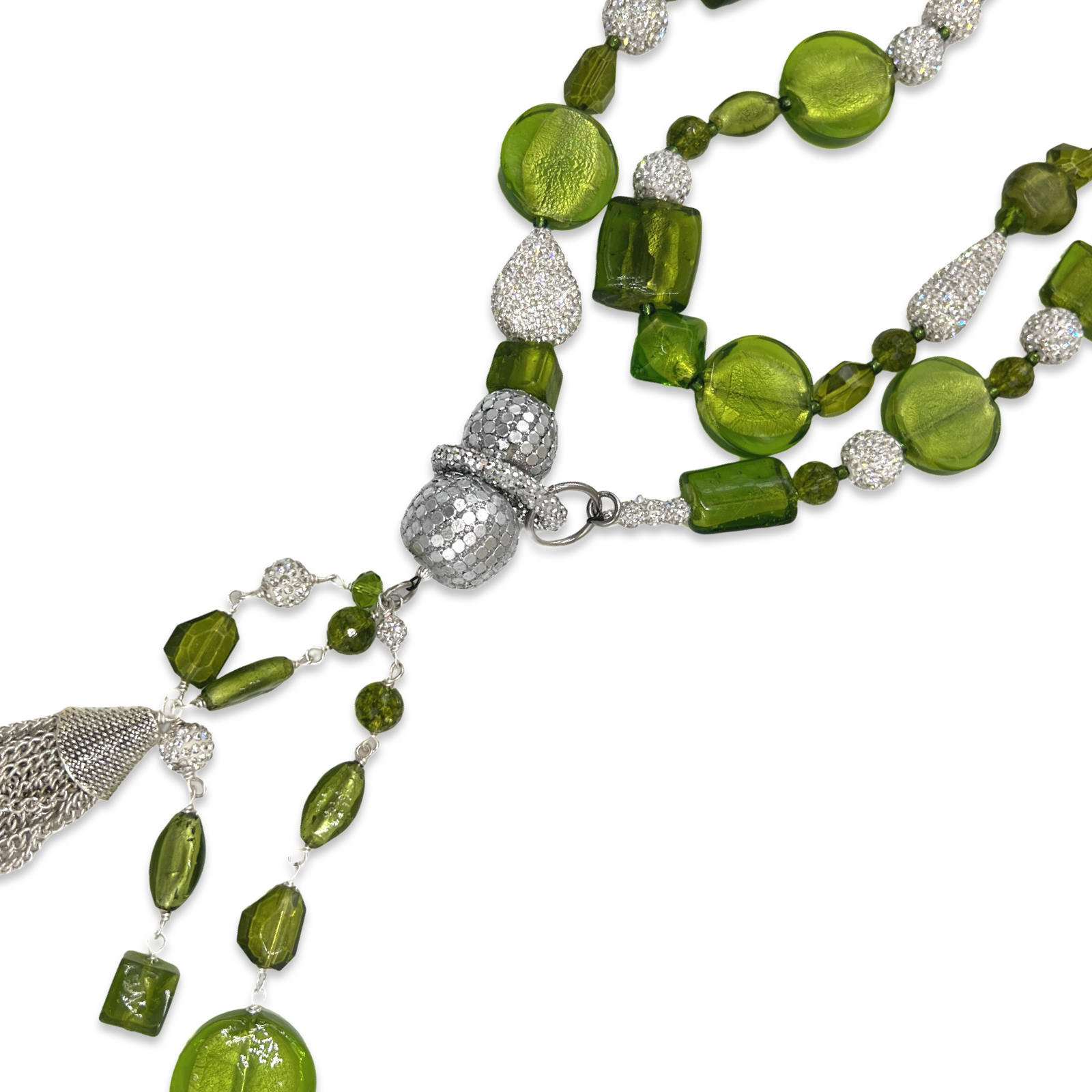 Green Apple Hornet Necklace