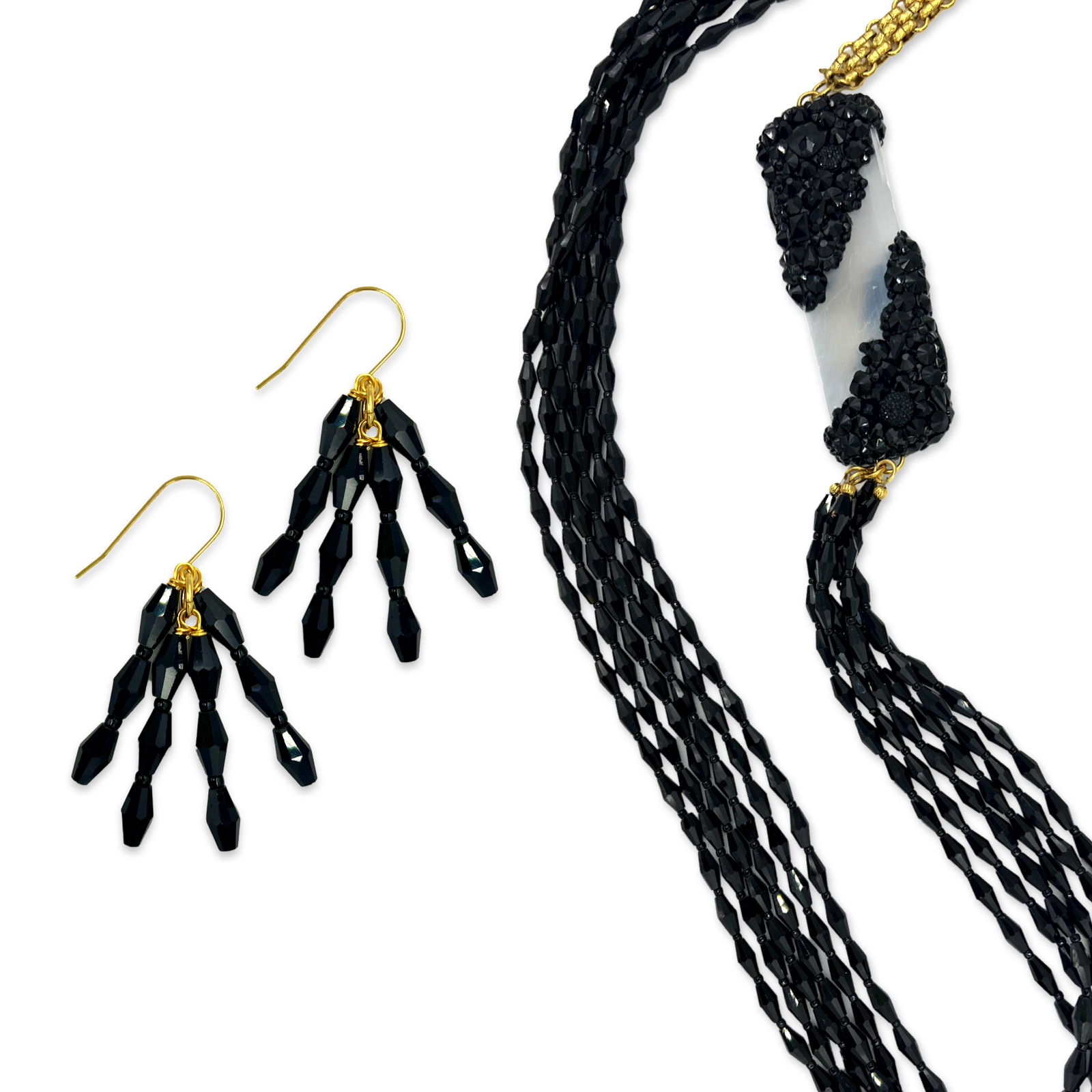 Black Dylette Necklace