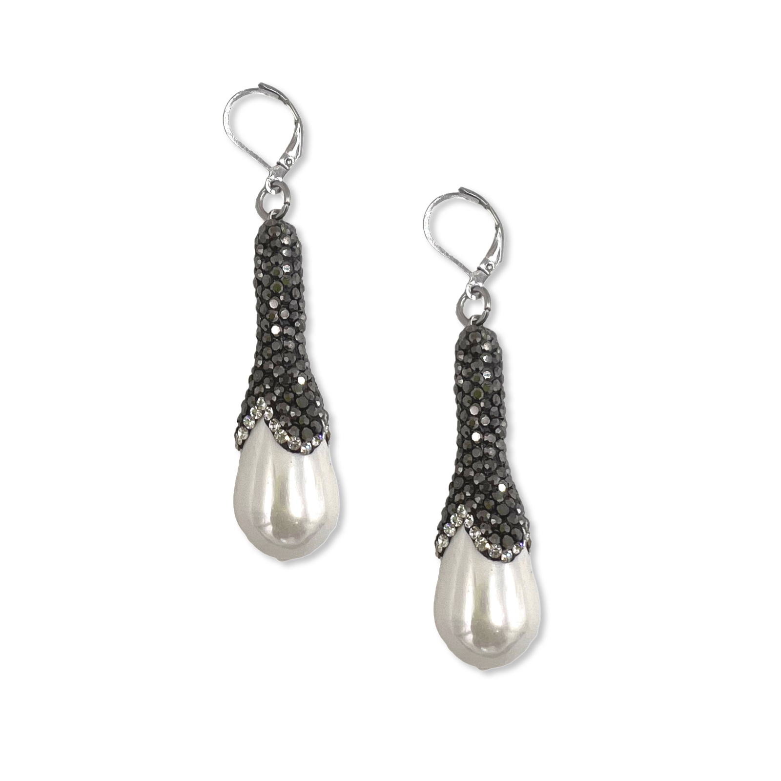 Jet Majestic Earring