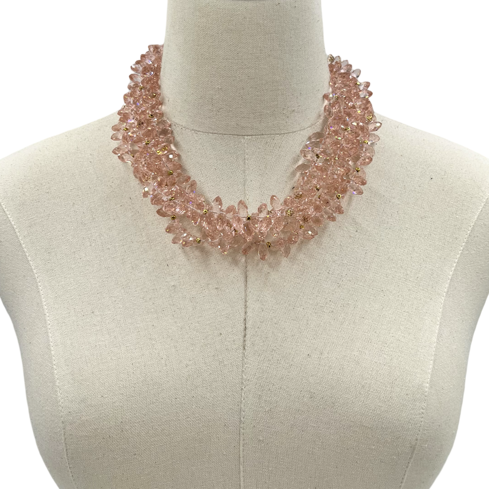 Underground Pink Crystal Necklace