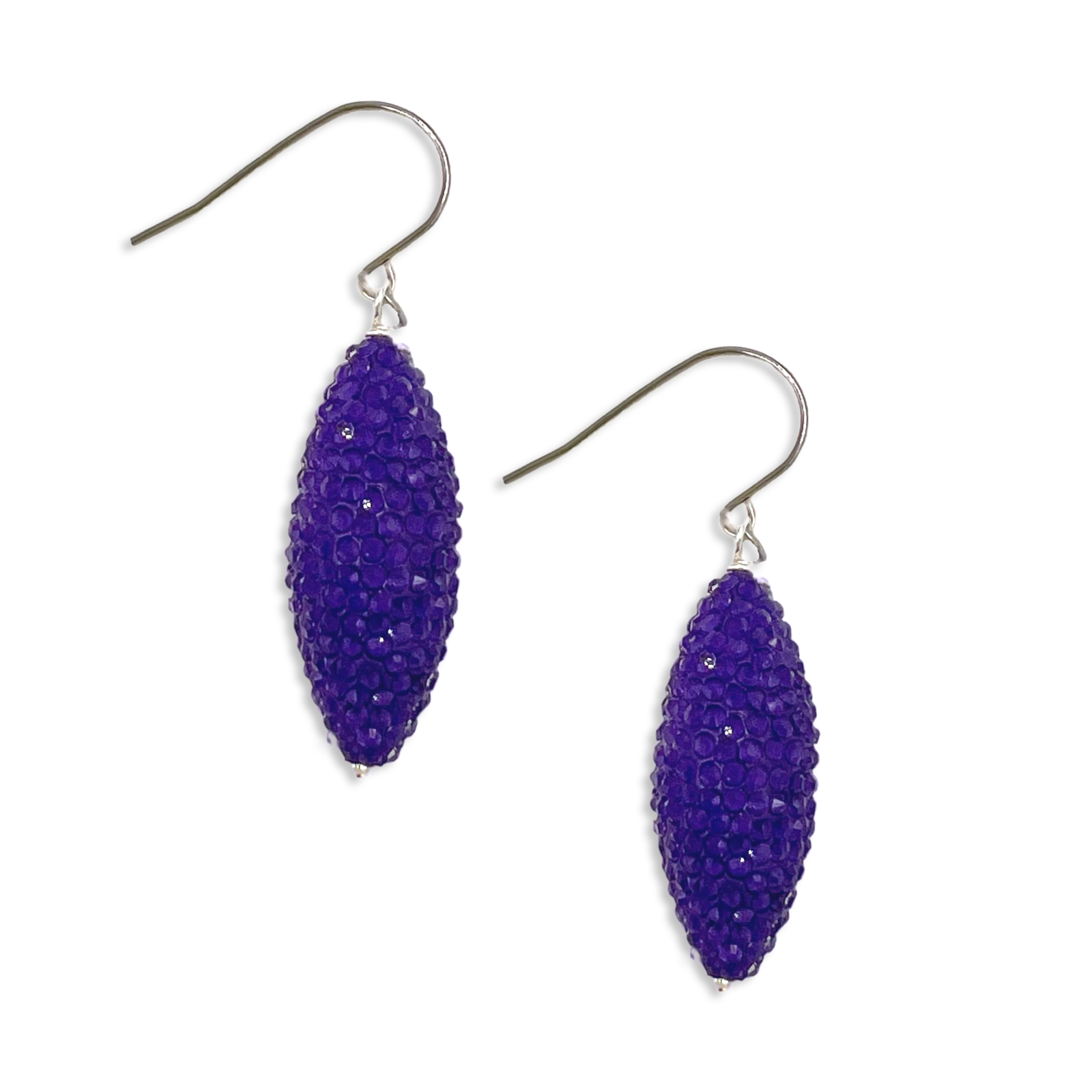 Purple Violet Earring