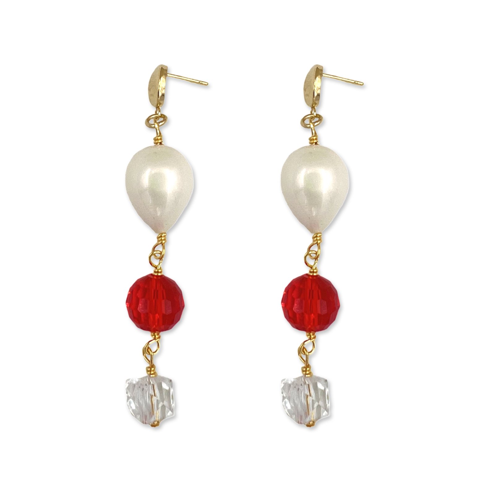 Blossom Red Earring